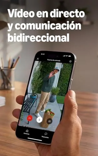 Ring ▫️ Videotimbre com fios (Wired Video Doorbell) (última geração), Campainha com câmara, Retinal 2K, zoom melhorado até 6 aumentos, Período de teste gratuito de 30 dias do plano de subscrição 5