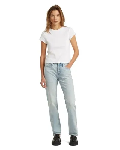 G-STAR ▫️ Calças de Ganga Lennoxx Slim Straight - Calças de Ganga para Mulher 3
