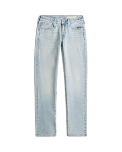 G-STAR ▫️ Calças de Ganga Lennoxx Slim Straight - Calças de Ganga para Mulher 4