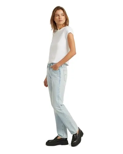 G-STAR ▫️ Calças de Ganga Lennoxx Slim Straight - Calças de Ganga para Mulher 6