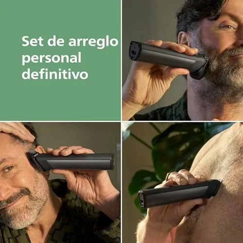 PHILIPS ▫️ Aparador multifunções 23 em 1 Série 9000 + OneBlade - Máquina de barbear e aparador de cabelo para homem, para rosto, cabeça e corpo, 27 comprimentos (0,2-20 mm), recarregável, MG9561/30 2