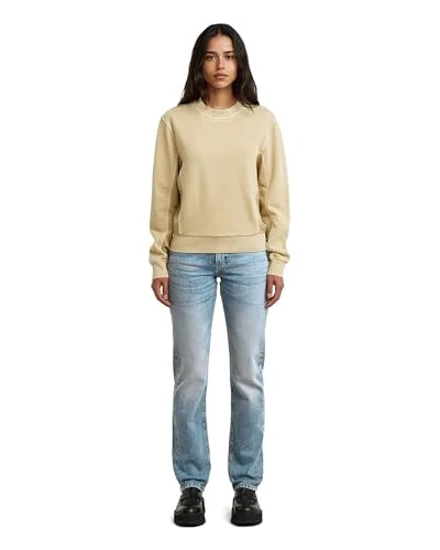 G-STAR ▫️ Lennoxx Slim Straight para mulher, cor: azul, tamanho: cintura 32, comprimento da perna 32 3