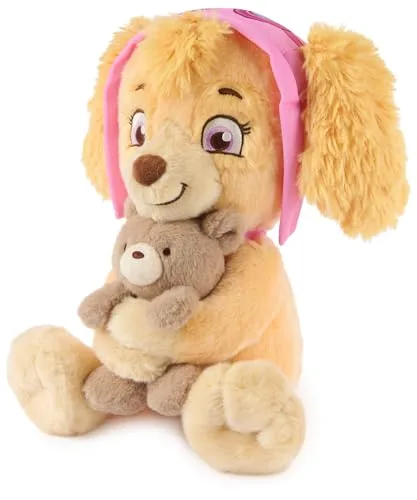 Paw Patrol ▫️ GUND Skye com Kai – Urso de peluche, brinquedo de peluche oficial da Chase, animal de peluche em forma de cão para crianças a partir de 1 ano, 9,5” 5