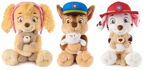 Paw Patrol ▫️ GUND Skye com Kai – Urso de peluche, brinquedo de peluche oficial da Chase, animal de peluche em forma de cão para crianças a partir de 1 ano, 9,5” 7