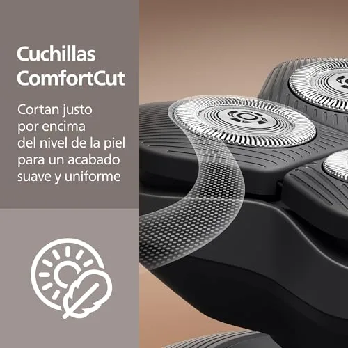 PHILIPS ▫️ Máquina de barbear com cabeça da Série 7000 Pro – Máquina de barbear com cabeça para homens e mulheres, cabeça flexível a 360°, lâminas ComfortCut para um barbear preciso e suave, HS7980/15 4