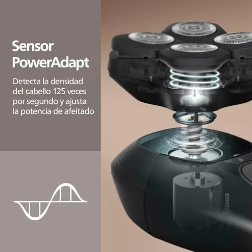 PHILIPS ▫️ Máquina de barbear com cabeça da Série 7000 Pro – Máquina de barbear com cabeça para homens e mulheres, cabeça flexível a 360°, lâminas ComfortCut para um barbear preciso e suave, HS7980/15 6