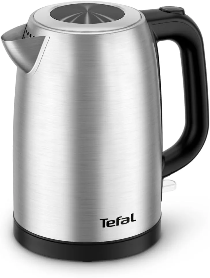 Tefal ▫️ Fervedor em aço inoxidável, capacidade de 1,7 L, 2200 W para uma ebulição rápida, desligamento automático, janela com indicador do nível da água, KI1R0DE0