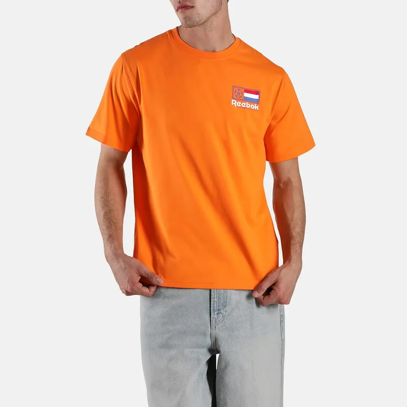Reebok ▫️ Camisola de futebol Netherlands – Camisola unissexo para adulto (pacote de 1)