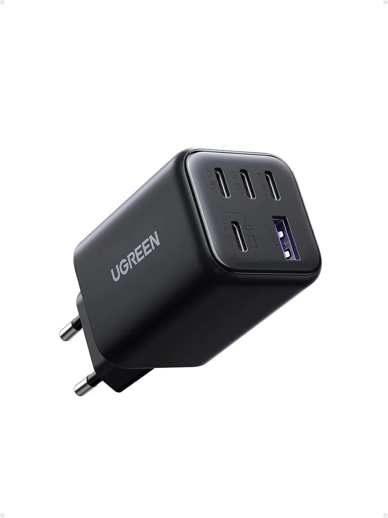 UGREEN ▫️ 45 W Carregador USB-C com Carregamento Rápido PPS, 5 Portas, GAN, Tomada de Parede