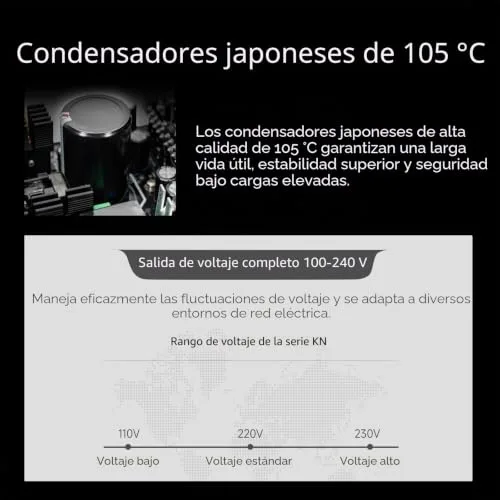 PCCOOLER ▫️ Fonte de alimentação CPS totalmente modular, 750 W, ATX 3.1, certificação 80 Plus Gold, PCIe 5.1 12 V-2×6, condensadores japoneses, cabos ultra-flexíveis, garantia de 5 anos (KN750) 4