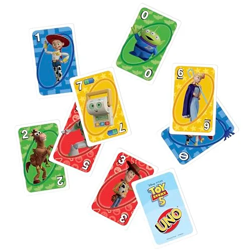 Mattel Games ▫️ UNO Disney e Pixar Toy Story 5 Jogo de Cartas 4
