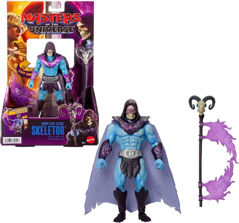 Masters of the Universe ▫️ Skeletor dos «» com o Cajado do Caos
