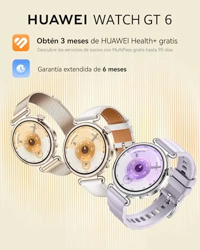 HUAWEI ▫️ Relógio inteligente Watch GT 6 de 46 mm com GPS, ecrã tátil AMOLED de 1,47'', preto 2