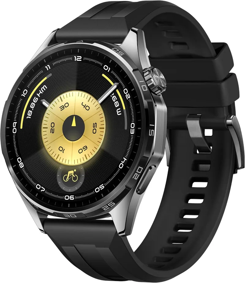 HUAWEI ▫️ Relógio inteligente Watch GT 6 de 46 mm com GPS, ecrã tátil AMOLED de 1,47'', preto