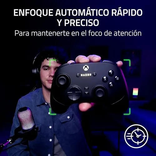 Razer ▫️ Kiyo V2 X - Webcam Full HD 1080p, 60 FPS para criadores de conteúdo - Focagem automática - Lente grande angular - Microfone integrado - Compatível com o Open Broadcaster Software e o Xsplit | Branco 3