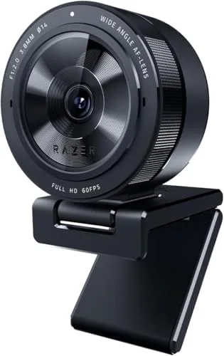 Razer ▫️ Kiyo V2 X - Webcam Full HD 1080p, 60 FPS para criadores de conteúdo - Focagem automática - Lente grande angular - Microfone integrado - Compatível com o Open Broadcaster Software e o Xsplit | Branco 4