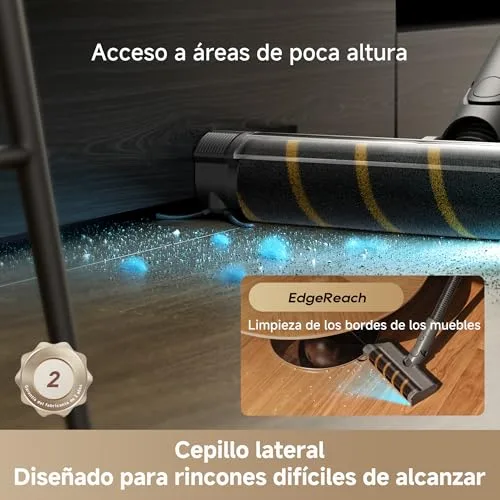 dreame ▫️ R30, Aspirador sem fio, 22 000 PA/190 AW, escova EdgeReach 2