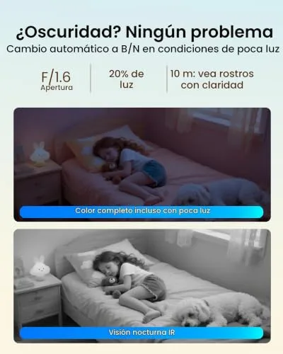 AKINGUAR ▫️ Câmara de vigilância Wi-Fi para interiores de 4K e 8 MP, com cartão de 64 GB 5