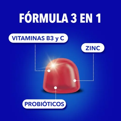Bion 3 ▫️ Bion3 Gummies Defense, suplemento alimentar multivitamínico para ajudar o sistema imunitário¹ com probióticos, vitamina C, vitamina B3 e zinco, 60x2 gomas, para 1-2 meses de utilização 6