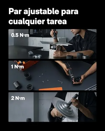 HOTO ▫️ Chave de fendas elétrica PixelDrive de 3,6 V, ecrã inteligente 4