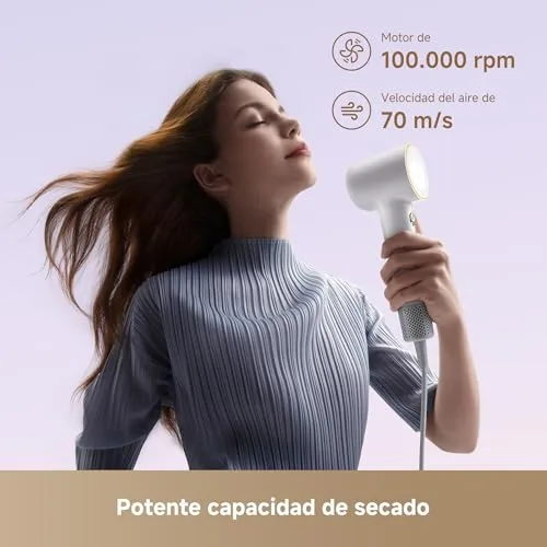 dreame ▫️ Mini, Secador de cabelo de alta velocidade, leve: 270 g, rápido 3