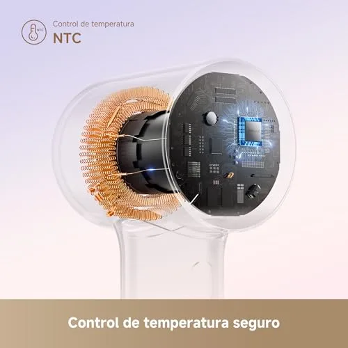 dreame ▫️ Mini, Secador de cabelo de alta velocidade, leve: 270 g, rápido 4