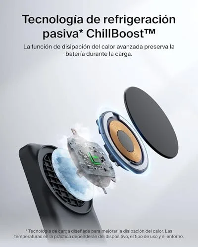 Belkin ▫️ Carregador sem fios magnético UltraCharge com Qi2 de 25 W - Preto 3