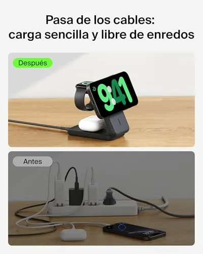 Belkin ▫️ Carregador sem fios magnético UltraCharge com Qi2 de 25 W - Preto 6