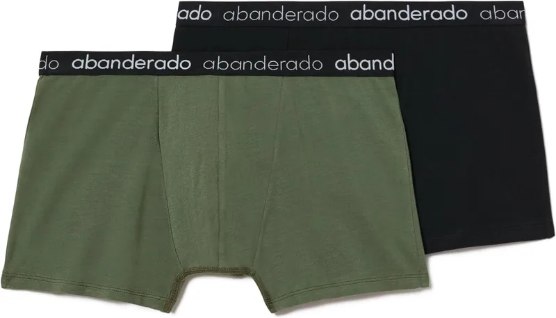 Abanderado ▫️ Cuecas Boxer Homem Cuecas Boxer Algodão Stretch Fechadas (Pack de 2)