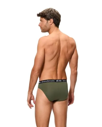 Abanderado ▫️ Pack Cuecas Slip Fechadas em Algodão Elástico para Homem (2 unidades) 5