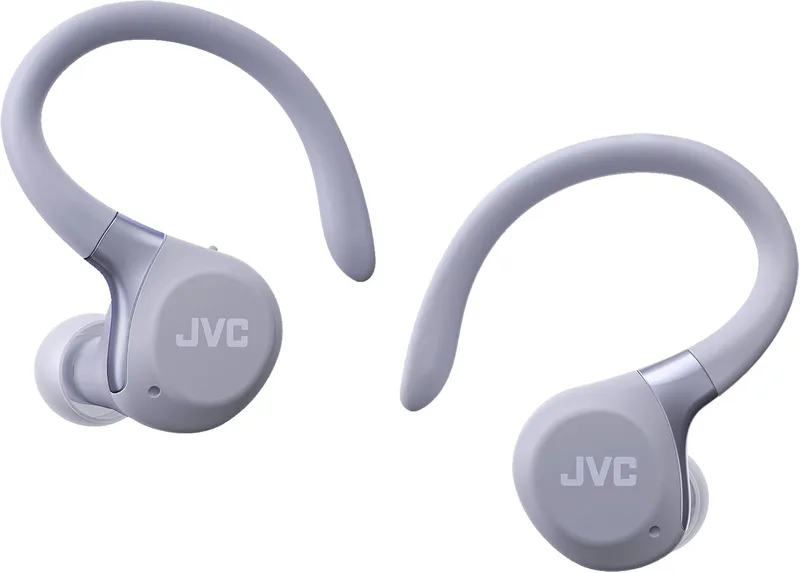 JVC ▫️ HA-EC75T-V Auriculares sem fios verdadeiros para desporto com ANC, IP57, 40 h, Violeta