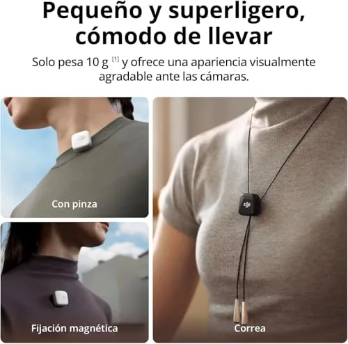 DJI ▫️ Mic Mini (2 transmissores + 1 recetor), áudio rico em detalhes, microfone de lapela sem fios para câmara/Android, vlog para 2 pessoas, produção em equipa 2