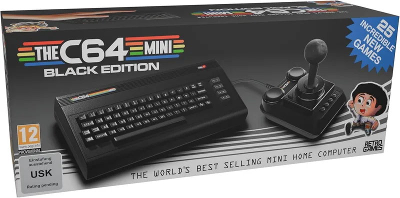 Retro Games ▫️ THEC64 mini - Edição preta