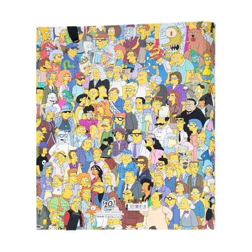 Grupo Erik ▫️ Pasta com 2 argolas Simpsons - Pasta escolar A4 com argolas, capa dura e elástico | Material escolar e artigos de papelaria para o regresso às aulas 4