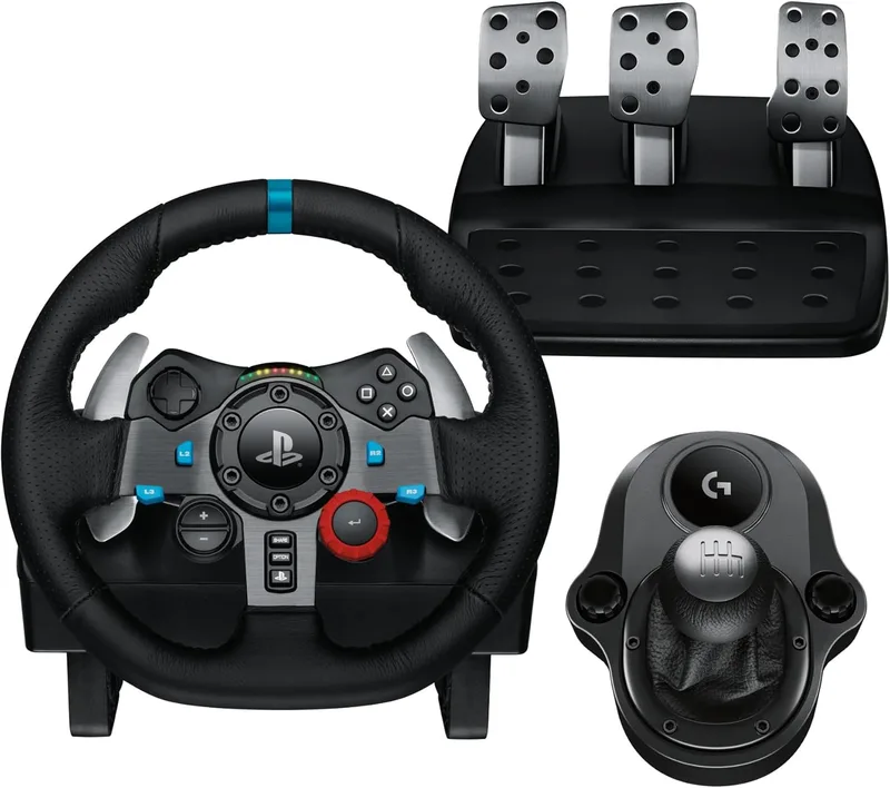 Logitech G ▫️ Volante e alavanca de mudanças G29 SE Driving Force para PlayStation e PC
