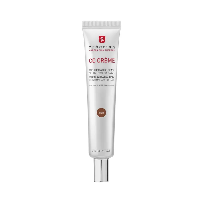 Erborian ▫️ CC Crème with Centella Asiatica - Creme de rosto iluminador de alta definição e maquilhagem - Proteção solar SPF 30 - Cosméticos Coreanos