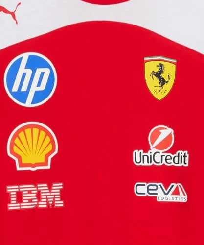 PUMA ▫️ Scuderia Ferrari F1 2026 Camisola da Equipa para Homem - Vermelha 5