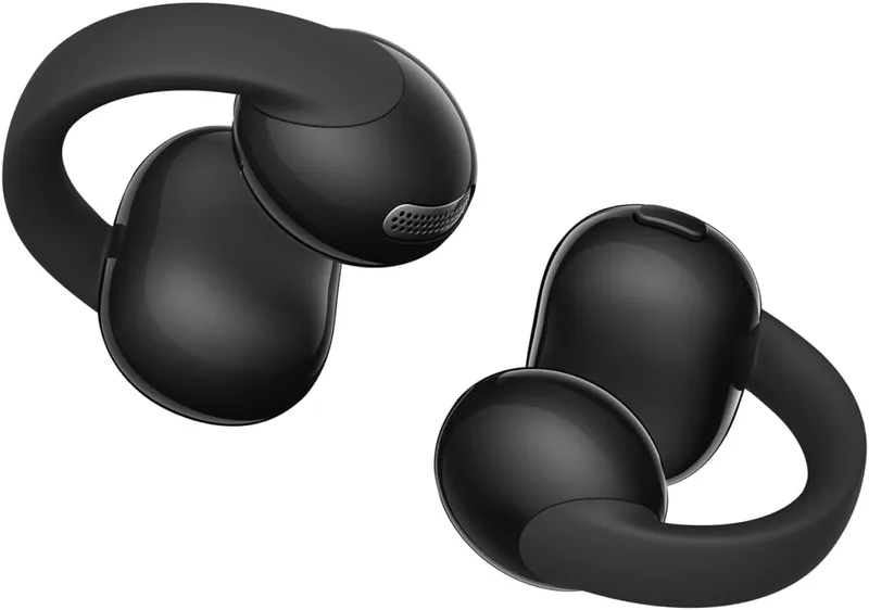 Soundcore ▫️ C50i da Anker, Auscultadores abertos, Auscultadores com clipe, design FlexiClip, drivers de 12 mm com graves potentes, chamadas nítidas com IA, 28 horas de autonomia, ajuste seguro, IP55, Bluetooth 6.0