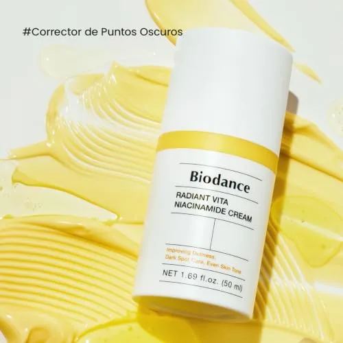 Biodance ▫️ Radiant Vita Niacinamide Cream - Creme facial iluminador com vitamina C e B12, corretor de manchas escuras e hidratante, K-Beauty, cuidados faciais coreanos, 50 ml 2