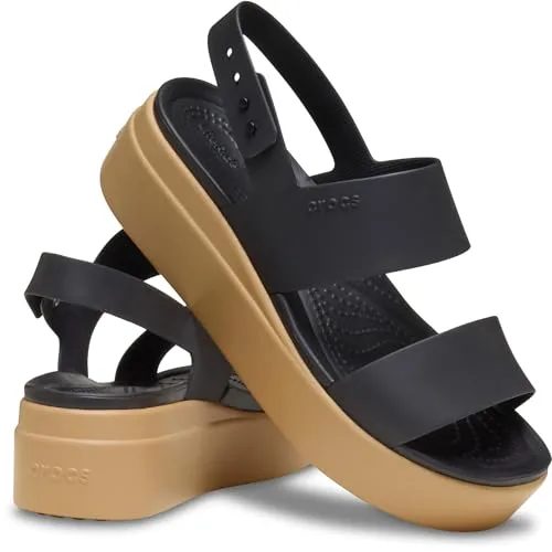 Crocs ▫️ Sandálias Brooklyn Low Wedge para mulher 6