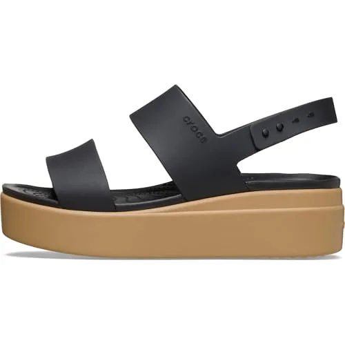 Crocs ▫️ Sandálias Brooklyn Low Wedge para mulher 7