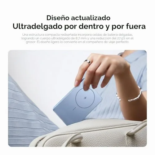 Xiaomi ▫️ Carregador portátil magnético Super Slim 5000, preto 6