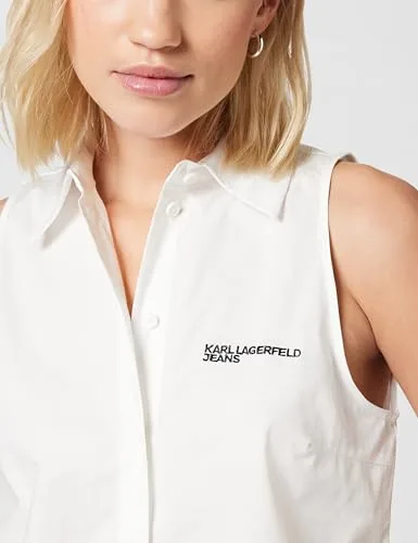 KARL LAGERFELD JEANS ▫️ Blusa sem mangas para mulher 4