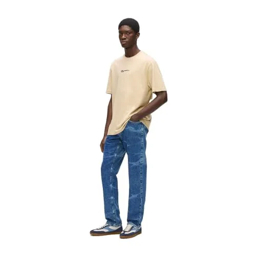 KARL LAGERFELD JEANS ▫️ Calças de ganga Karl Lagerfeld para homem, corte reto, em denim 5