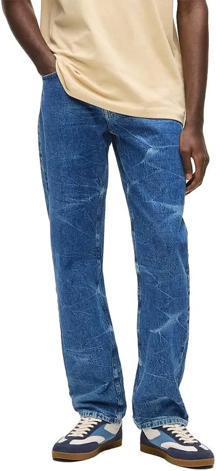 KARL LAGERFELD JEANS ▫️ Calças de ganga Karl Lagerfeld para homem, corte reto, em denim
