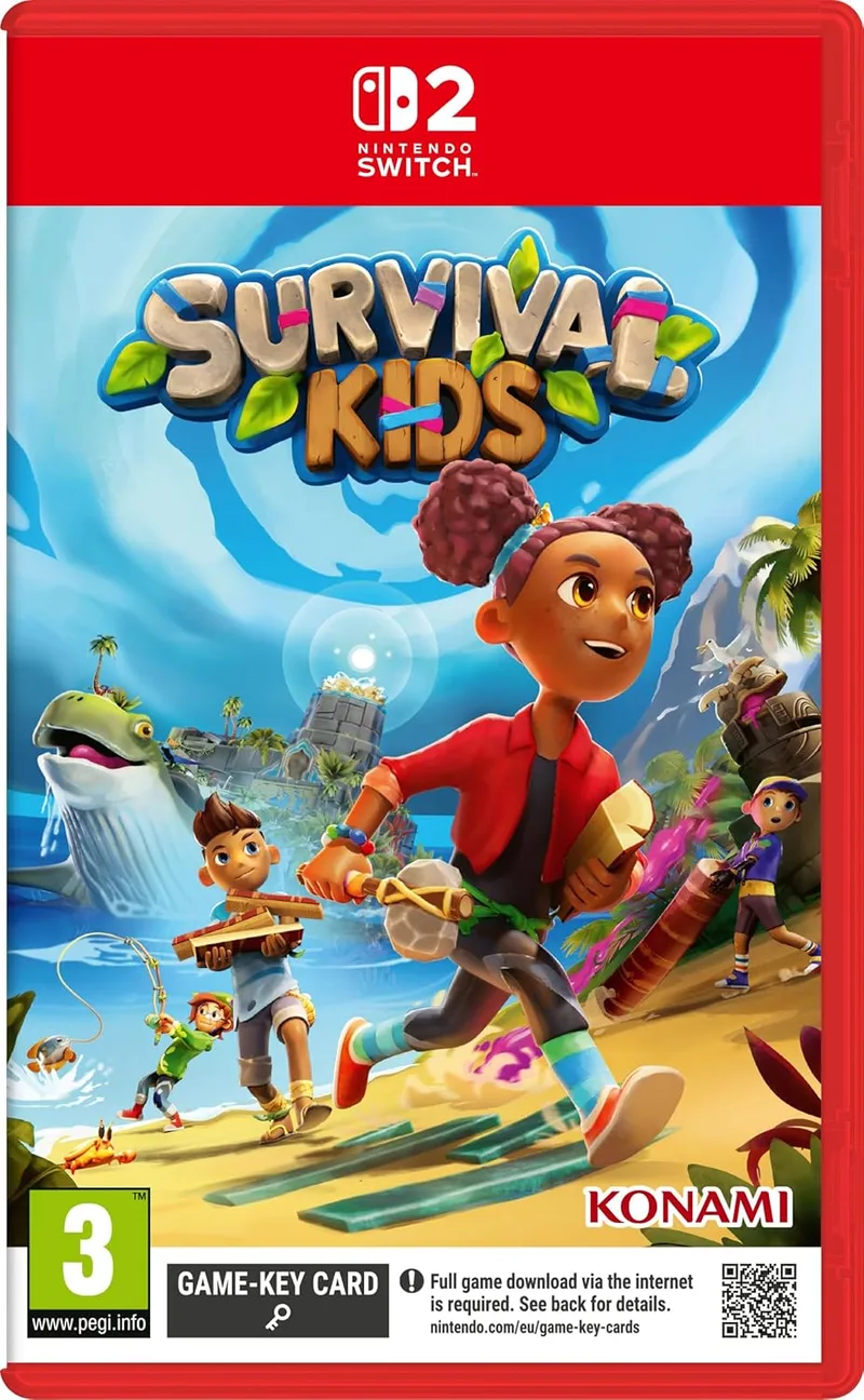Konami ▫️ Survival Kids - Switch 2 [Nintendo Switch 2 - Cartão de ativação]