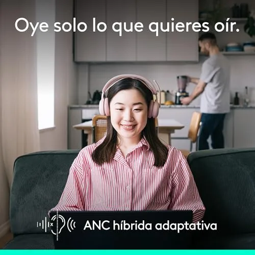 Logitech ▫️ Zone Wireless 2 ES - Auscultadores sem fios - Rosa 2