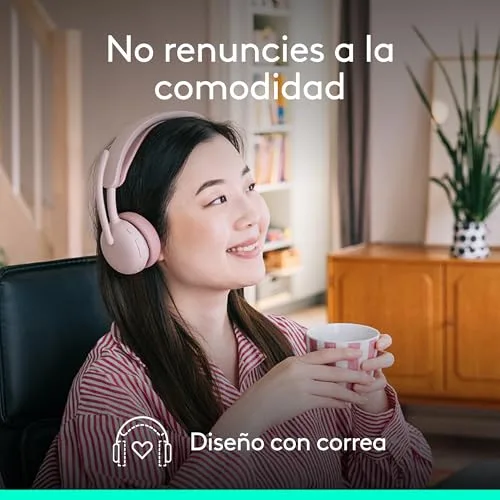 Logitech ▫️ Zone Wireless 2 ES - Auscultadores sem fios - Rosa 7