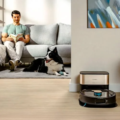 Cecotec ▫️ Robô aspirador com base de esvaziamento automático e IA Conga Y100 X-Treme. 20 000 Pa, navegação a laser e inteligência artificial, 20 000 Pa, base de 2,8 L, autonomia até 220 m², controlo via aplicação 3.0 3
