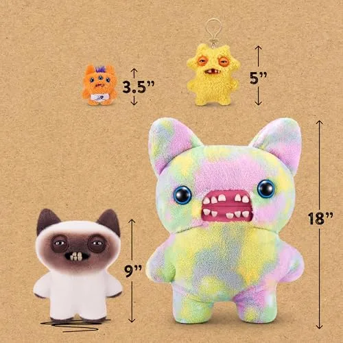 Fuggler ▫️ Alley Cats Peluche de 9" (Yawper) da ZURU – Monstro feio e divertido com dentes humanos. Peluche colecionável para crianças, adolescentes, adultos e amantes de gatos invulgares. 6